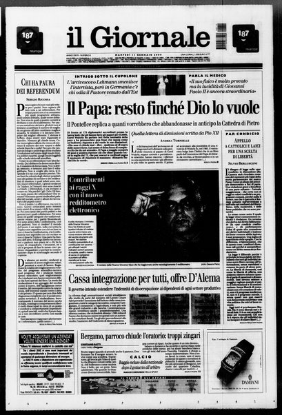 Il giornale : quotidiano del mattino